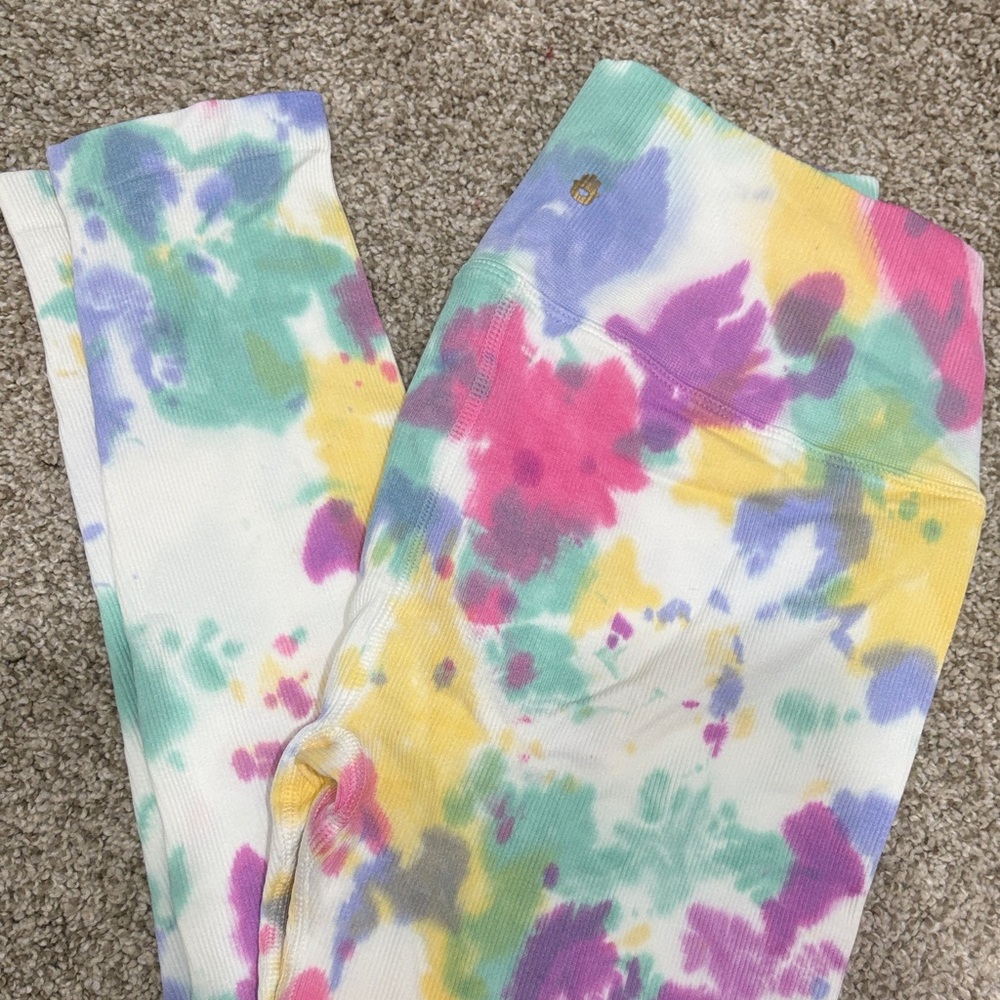 Spiritual Gangster Colorful Tie-Dye Leggings